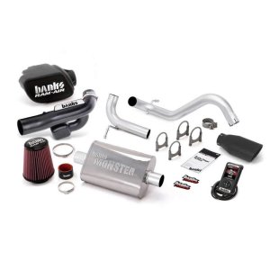 Jeep Wrangler Performance Exhaust - Banks Power - Stinger with AutoMind - Black - `12-`14